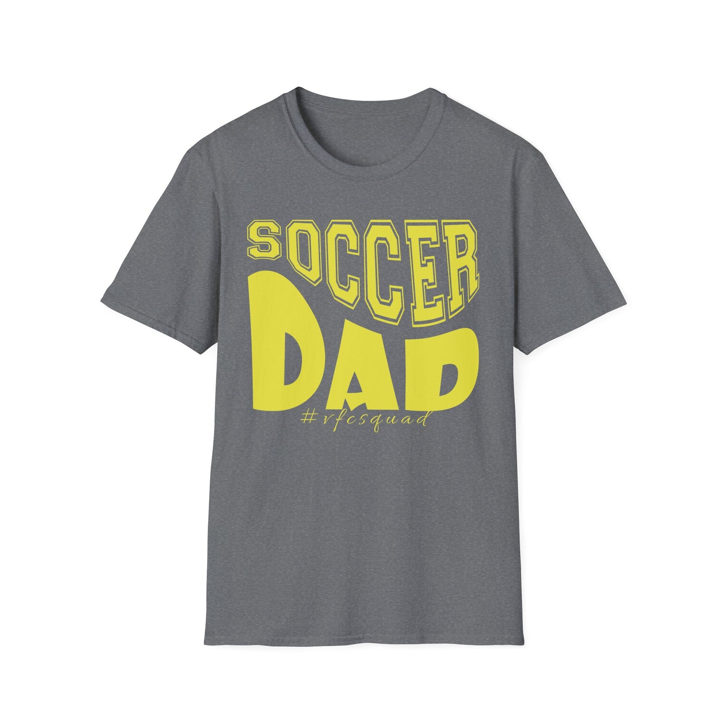 Wavy Soccer Dad - Softstyle T-Shirt