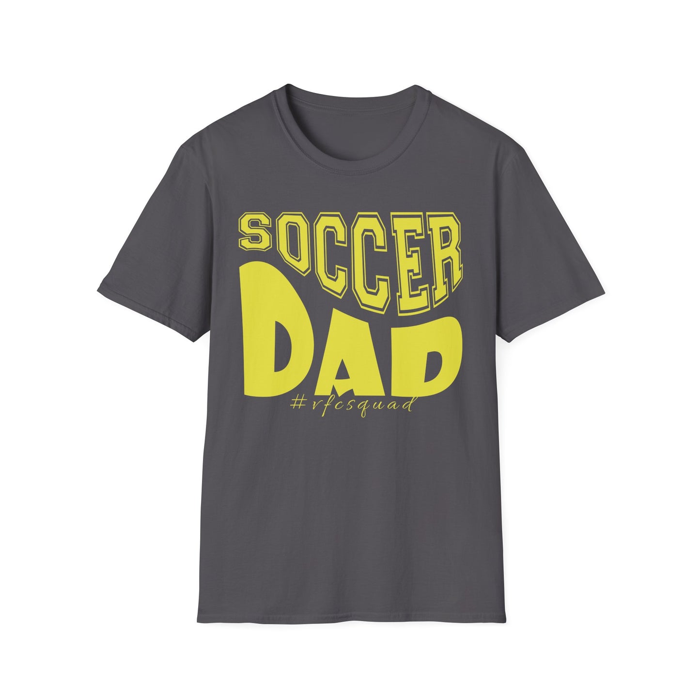 Wavy Soccer Dad - Softstyle T-Shirt