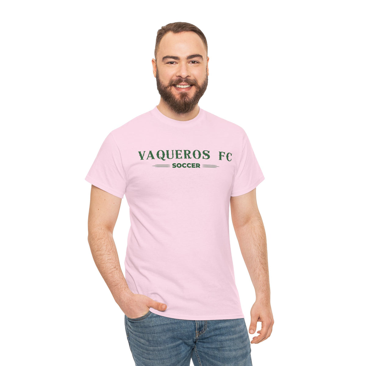 Vaqueros Three Line Cotton Tee - Personalized