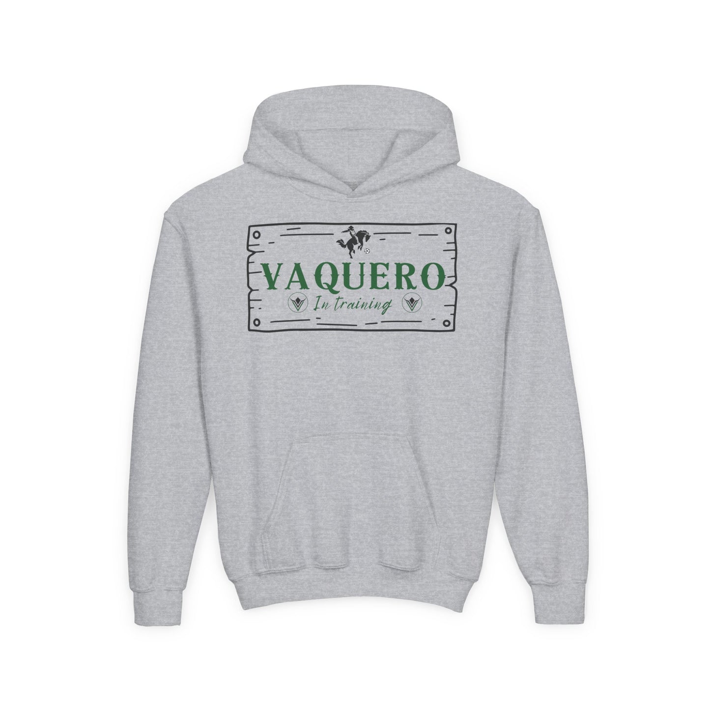 Vaqueros in Training Sign - Youth Hoodie