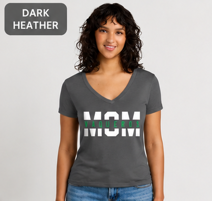Vaqueros Mom Overlay- V-Neck Tee