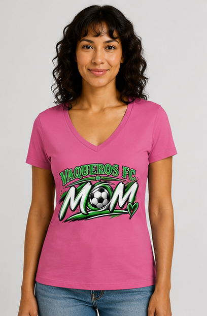 Vaqueros Mom Squad V-Neck Tee - Personalized