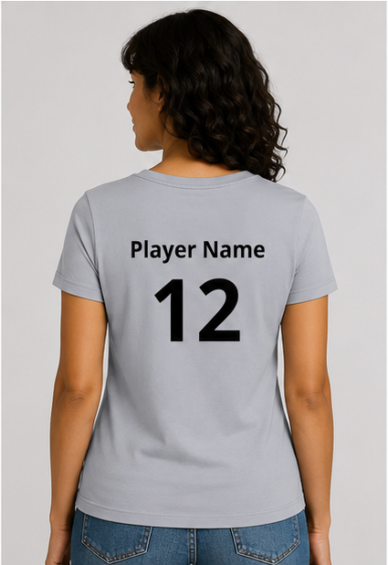 Vaqueros Three Line V-Neck Tee - Personalized