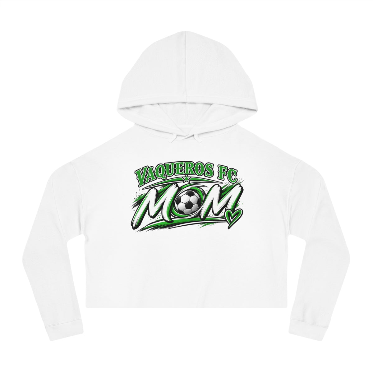Vaqueros Mom Squad - Cropped Hooded Sweatshirt