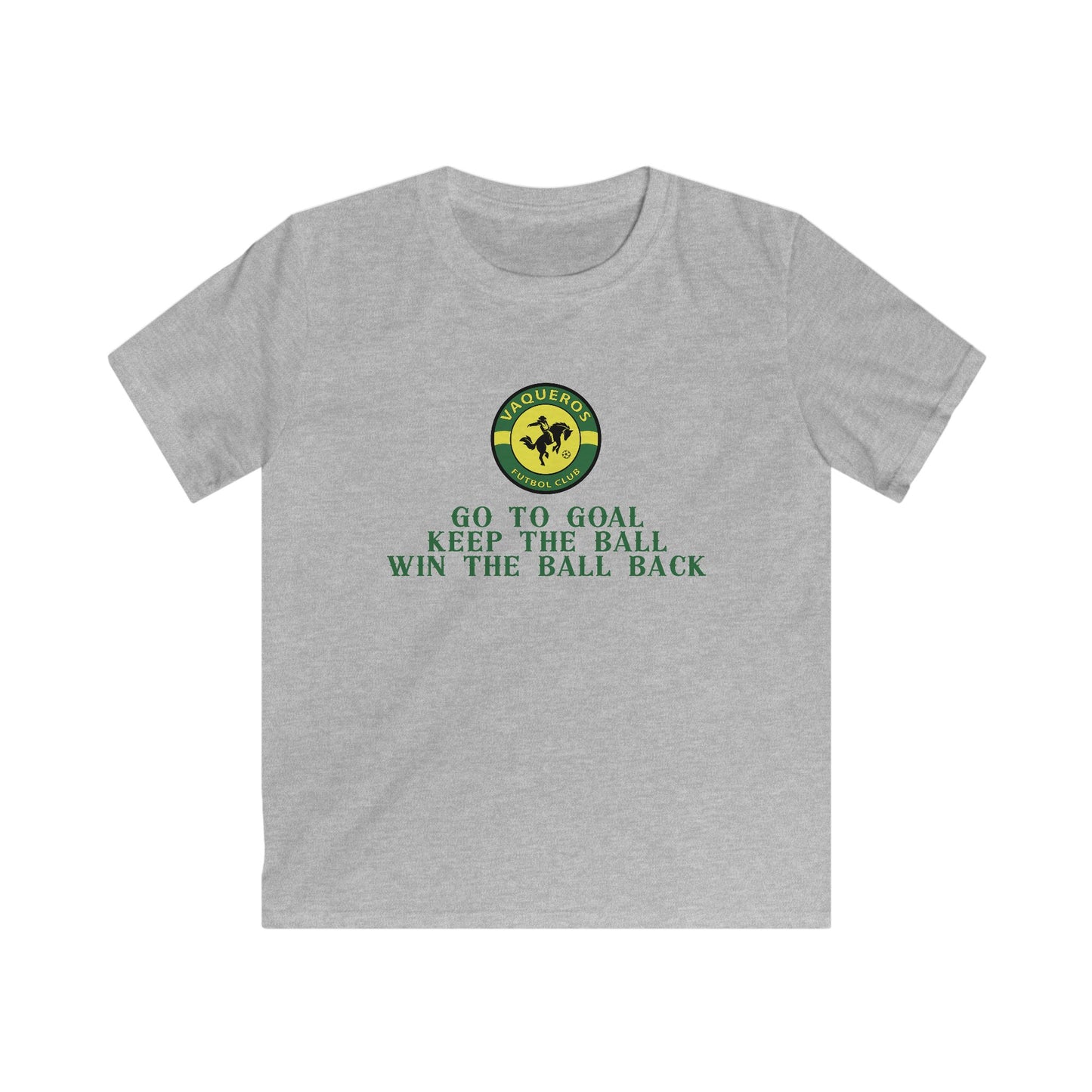 Vaqueros Three Rules - Softstyle Youth T-Shirt