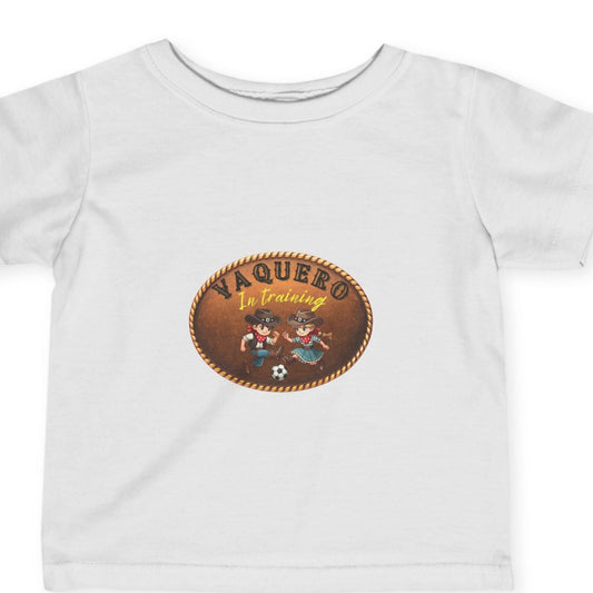 Vaqueros in Training Belt Buckle - Infant Tee