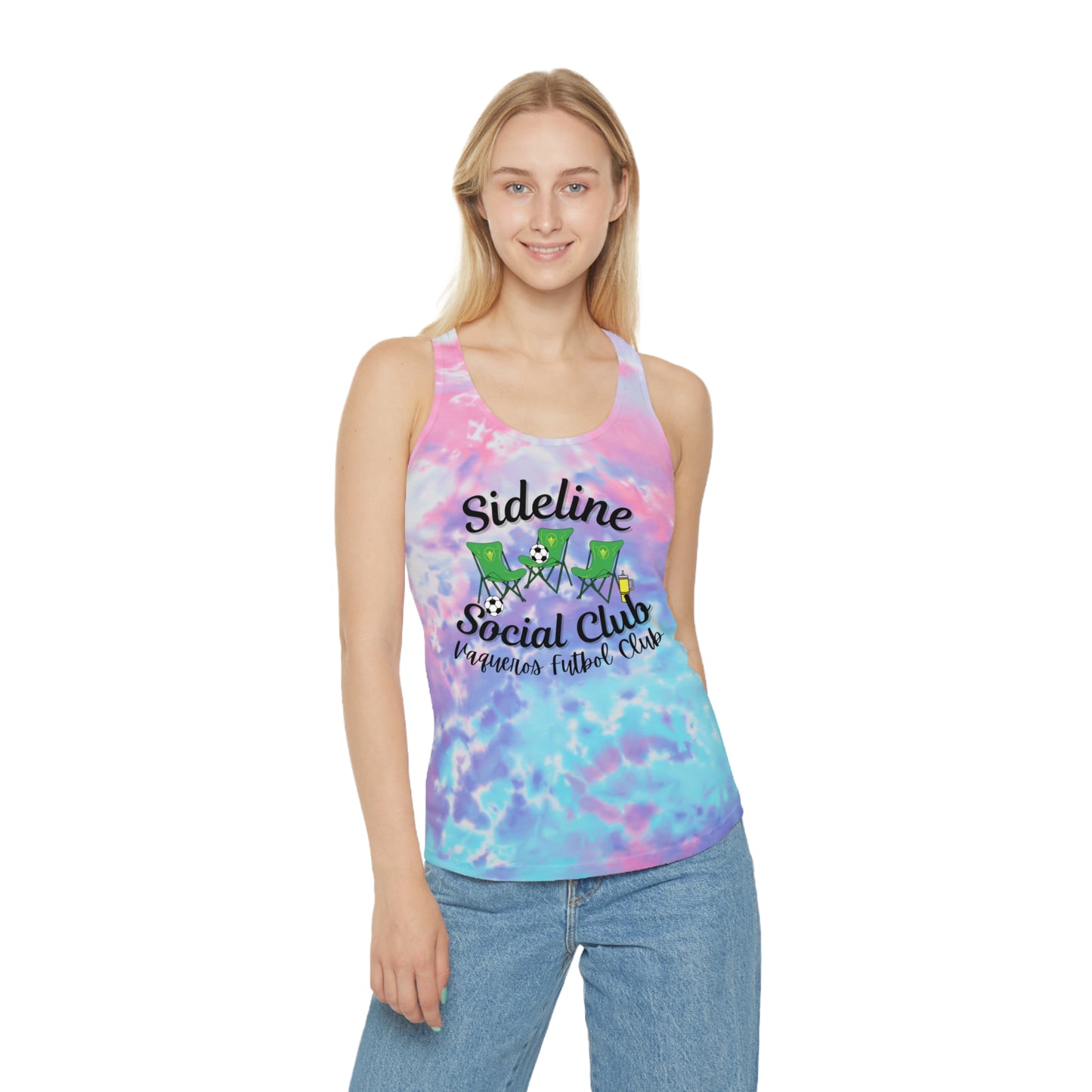 Sideline Social Club - Tie Dye Racerback Tank Top
