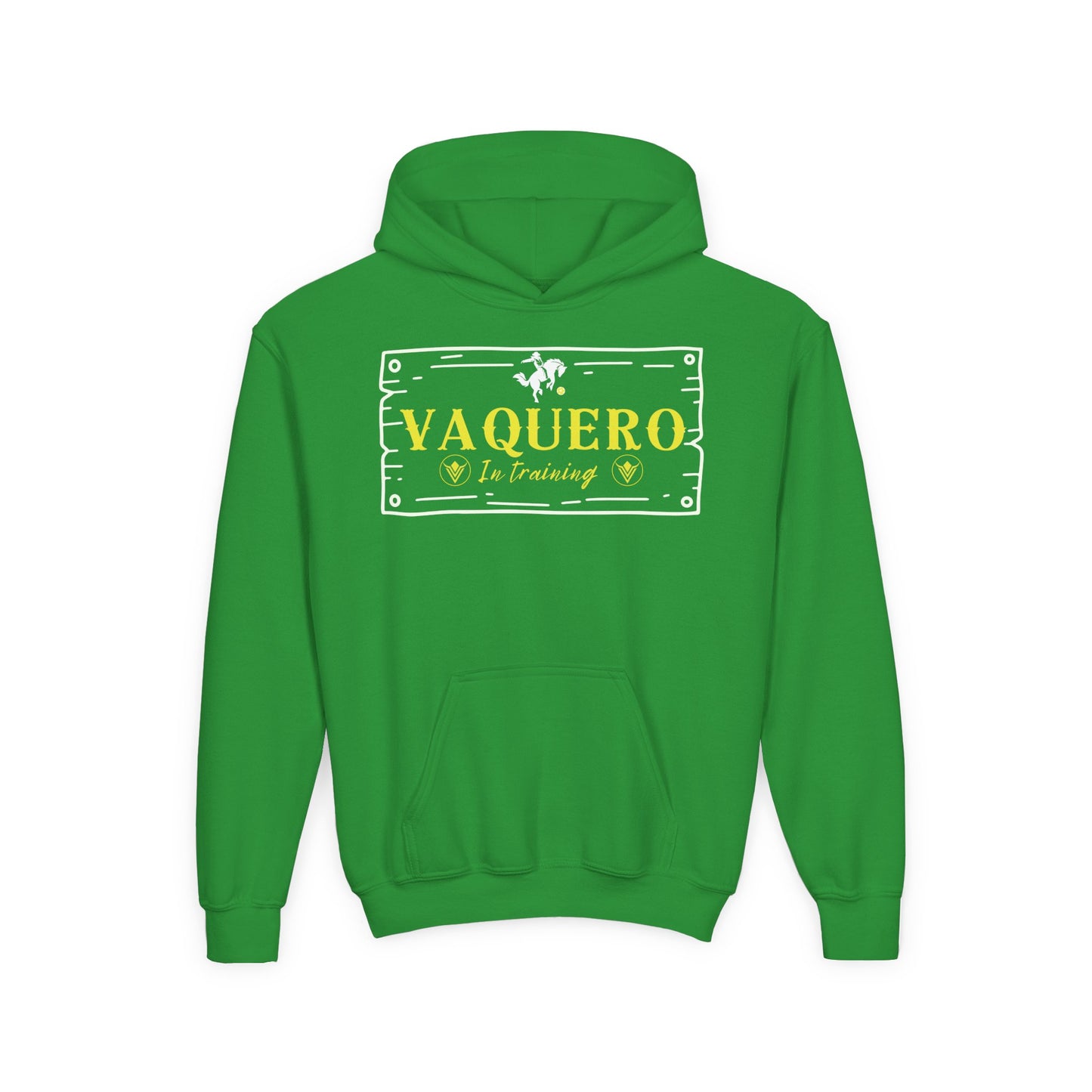 Vaqueros in Training Sign - Youth Hoodie