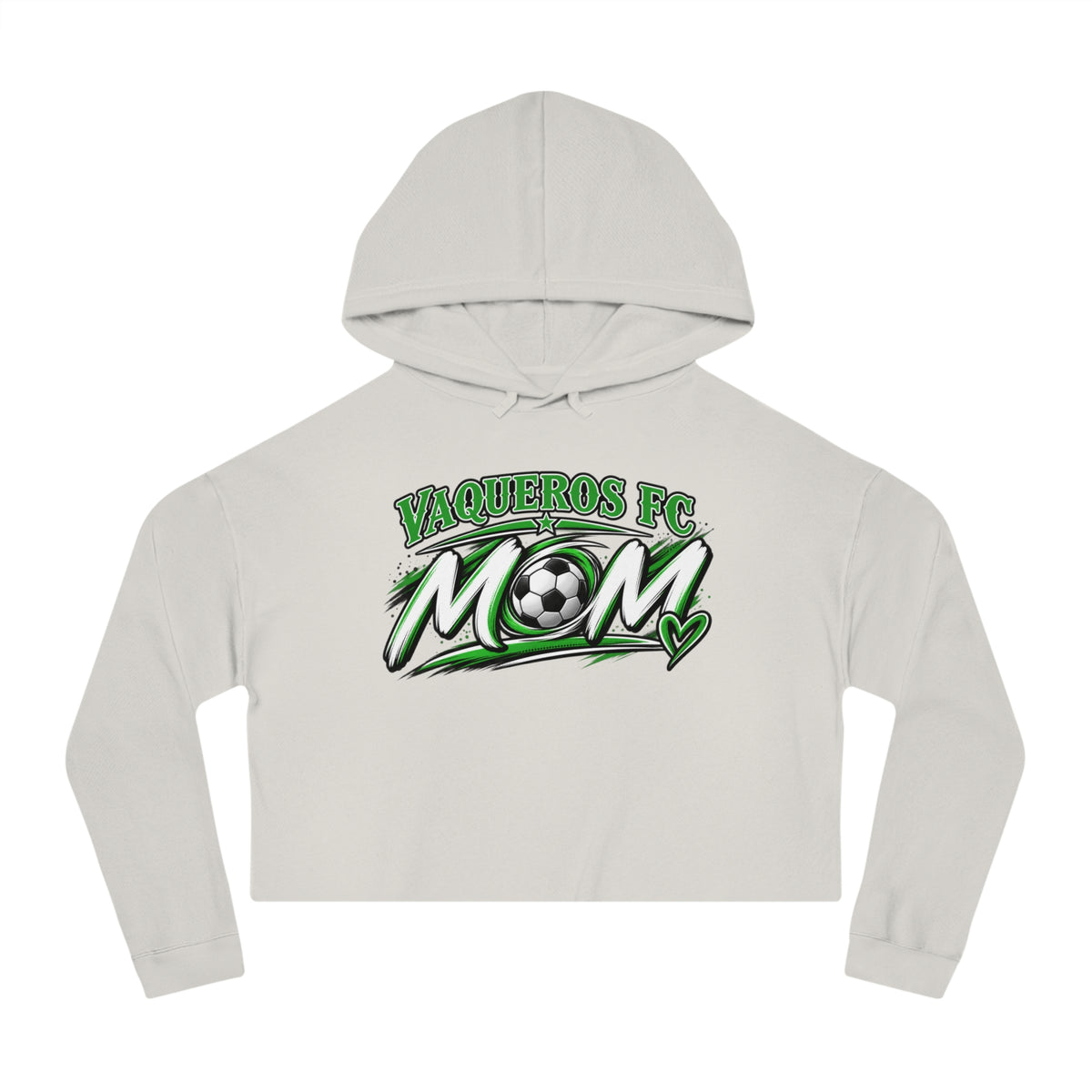 Vaqueros Mom Squad - Cropped Hooded Sweatshirt