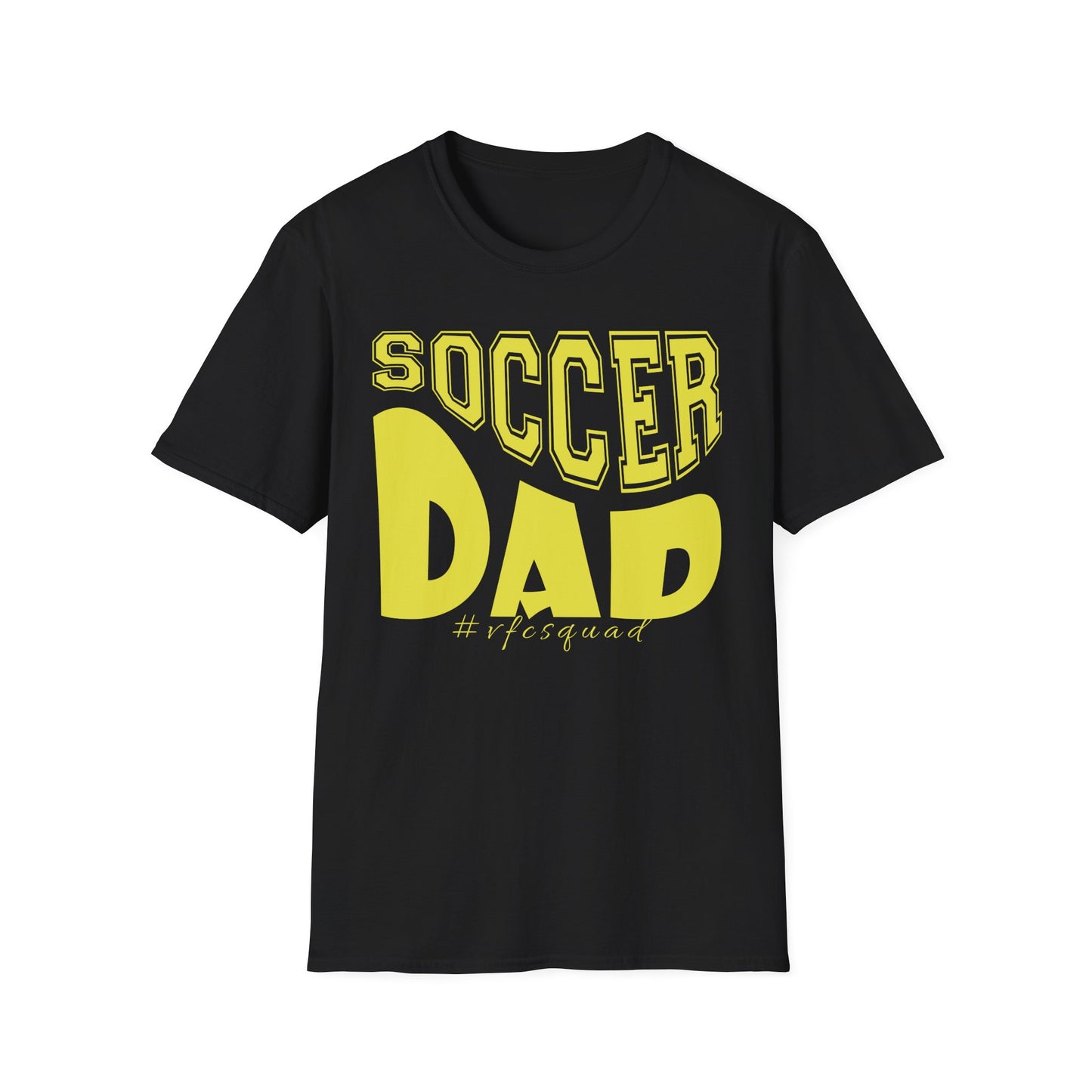 Wavy Soccer Dad - Softstyle T-Shirt