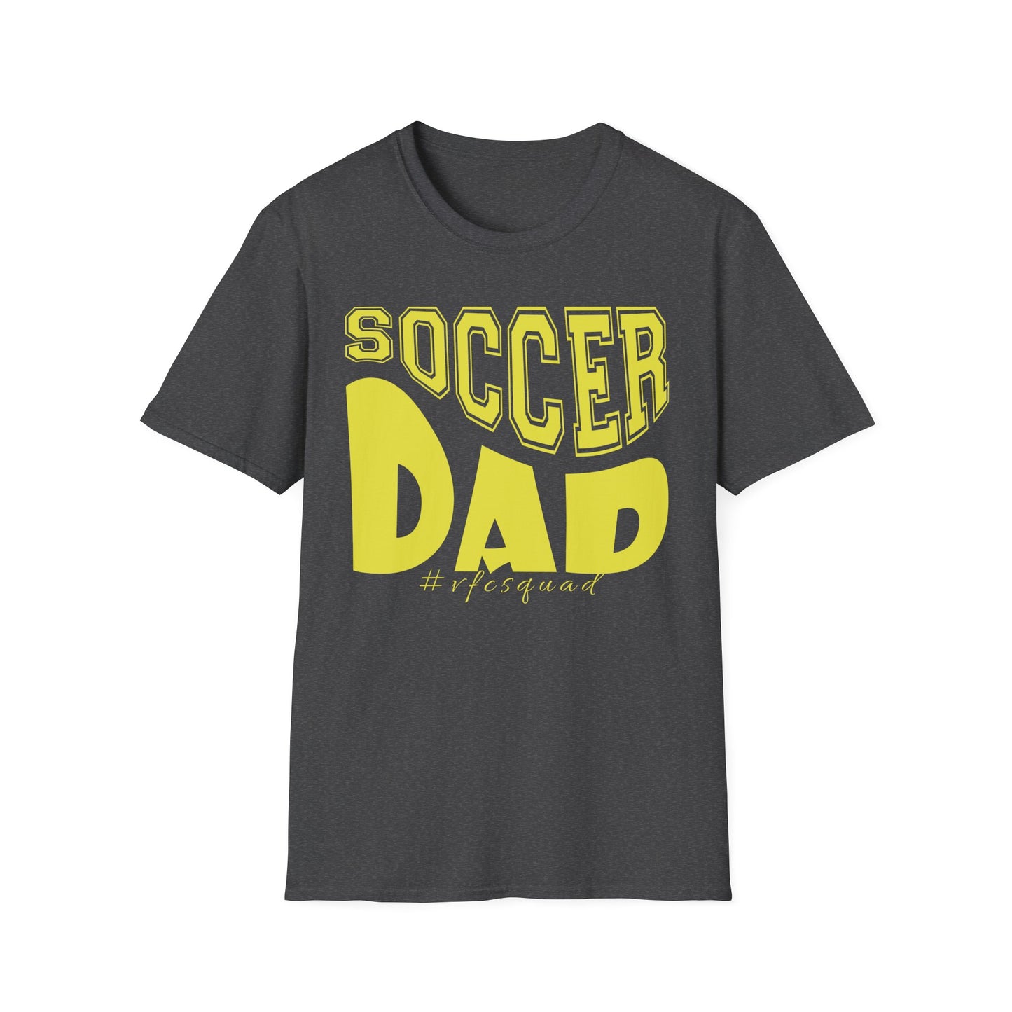 Wavy Soccer Dad - Softstyle T-Shirt