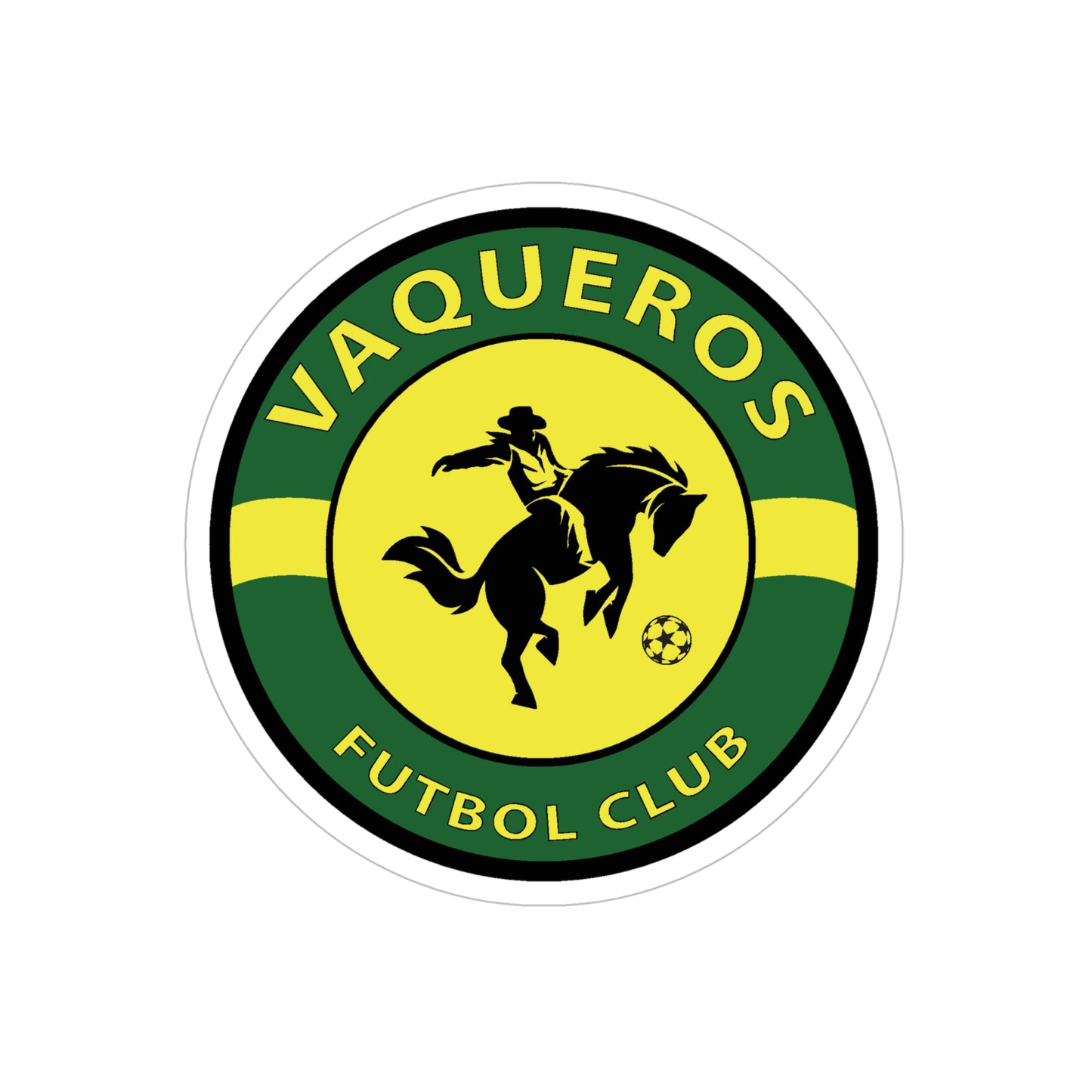 Vaqueros Outdoor Stickers, Die-Cut, 1pc