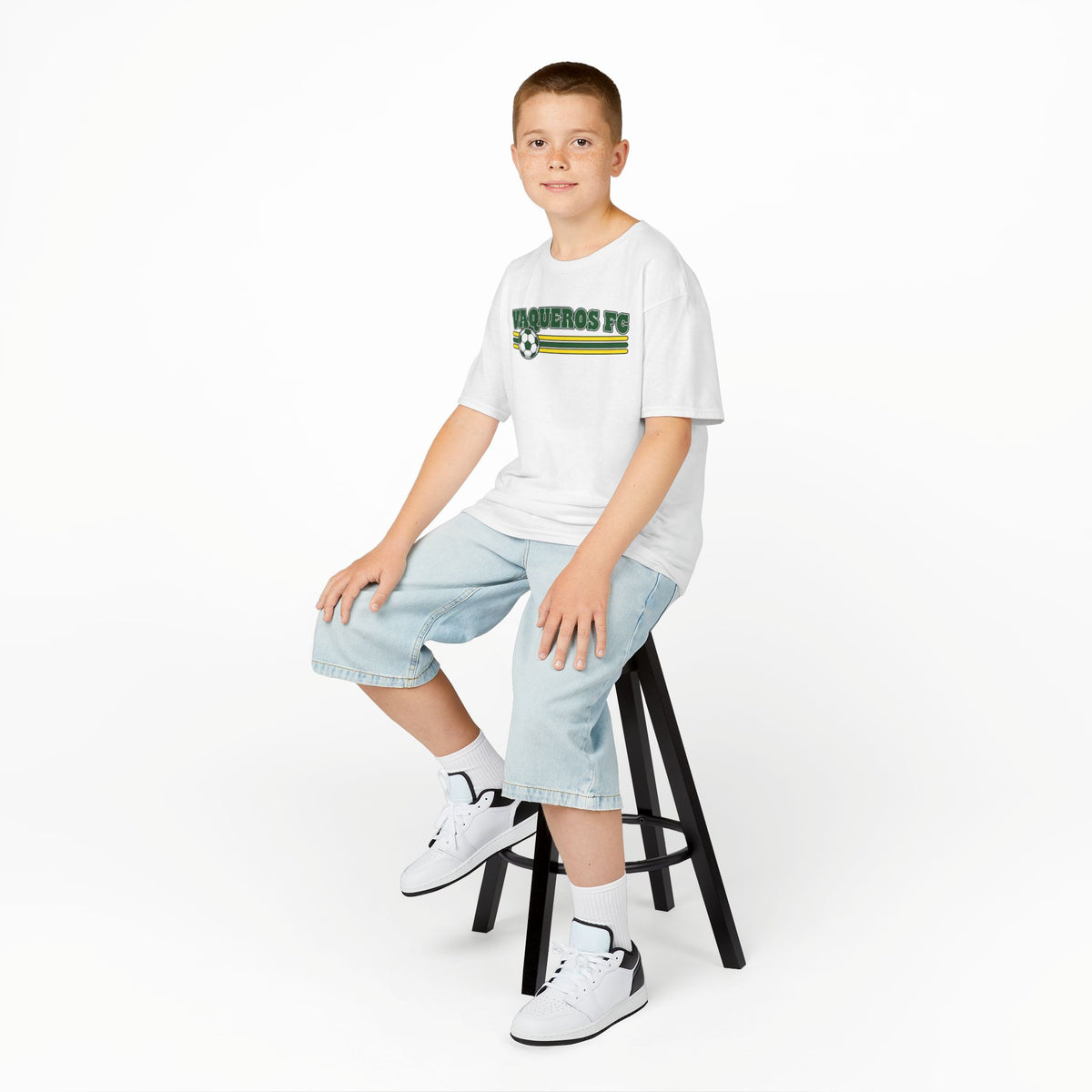 Vaqueros Classic Stripes Youth Cotton Tee
