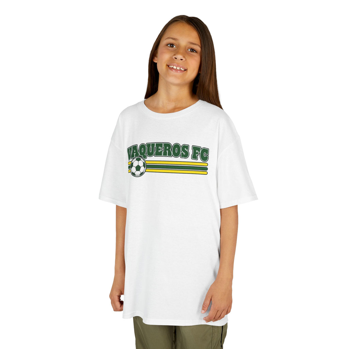Vaqueros Classic Stripes Youth Cotton Tee