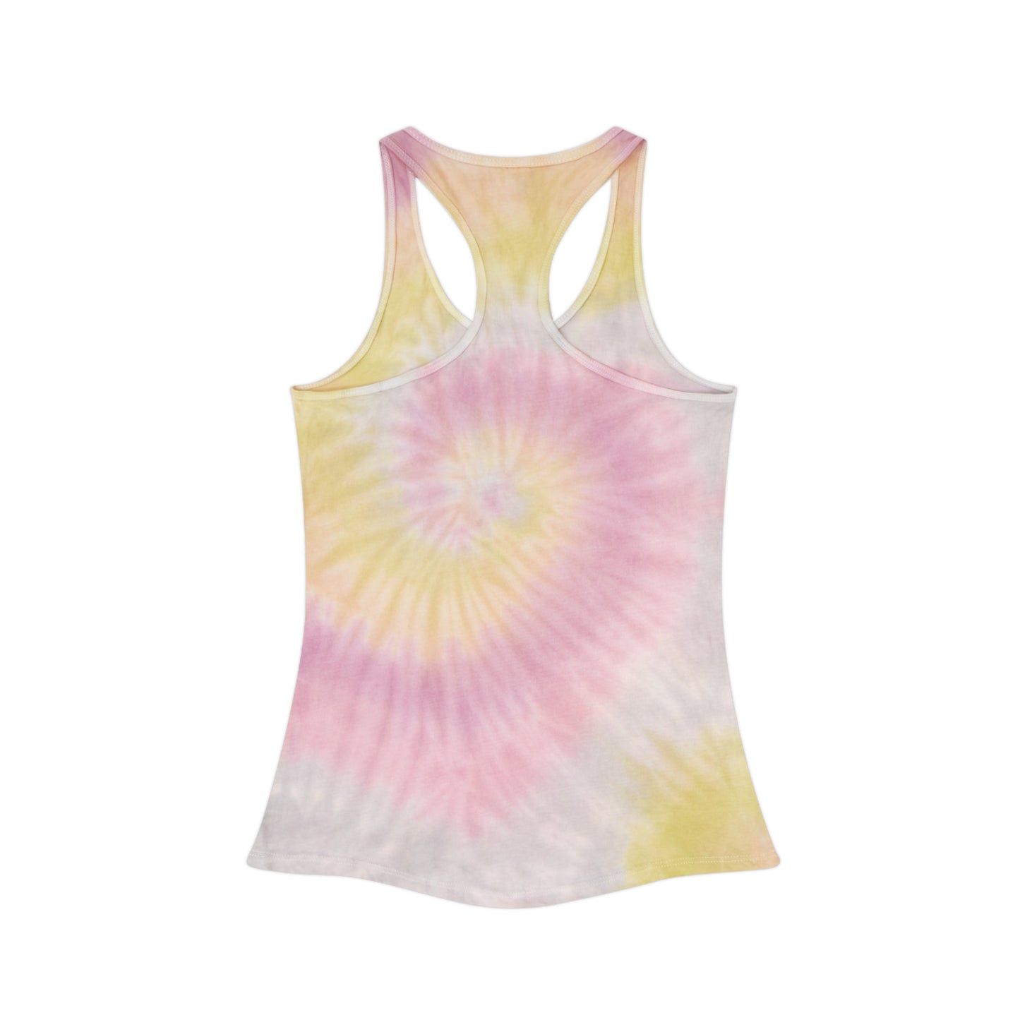 I Can't - Tie Dye Racerback Tank Top