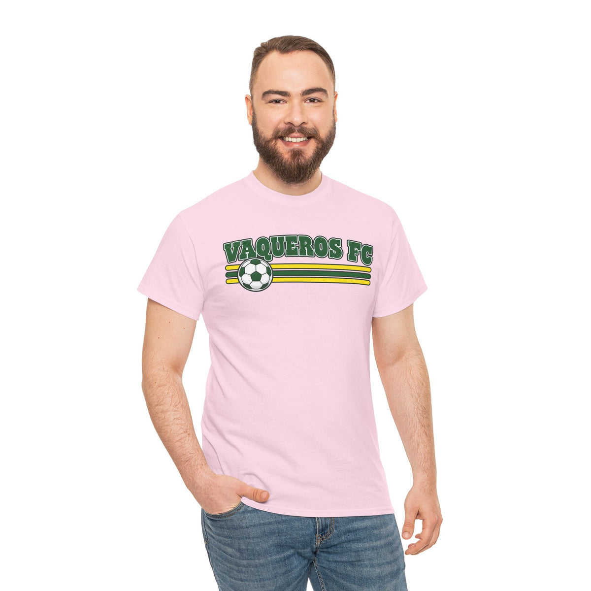 Vaqueros Classic Stripes Cotton Tee - Personalized