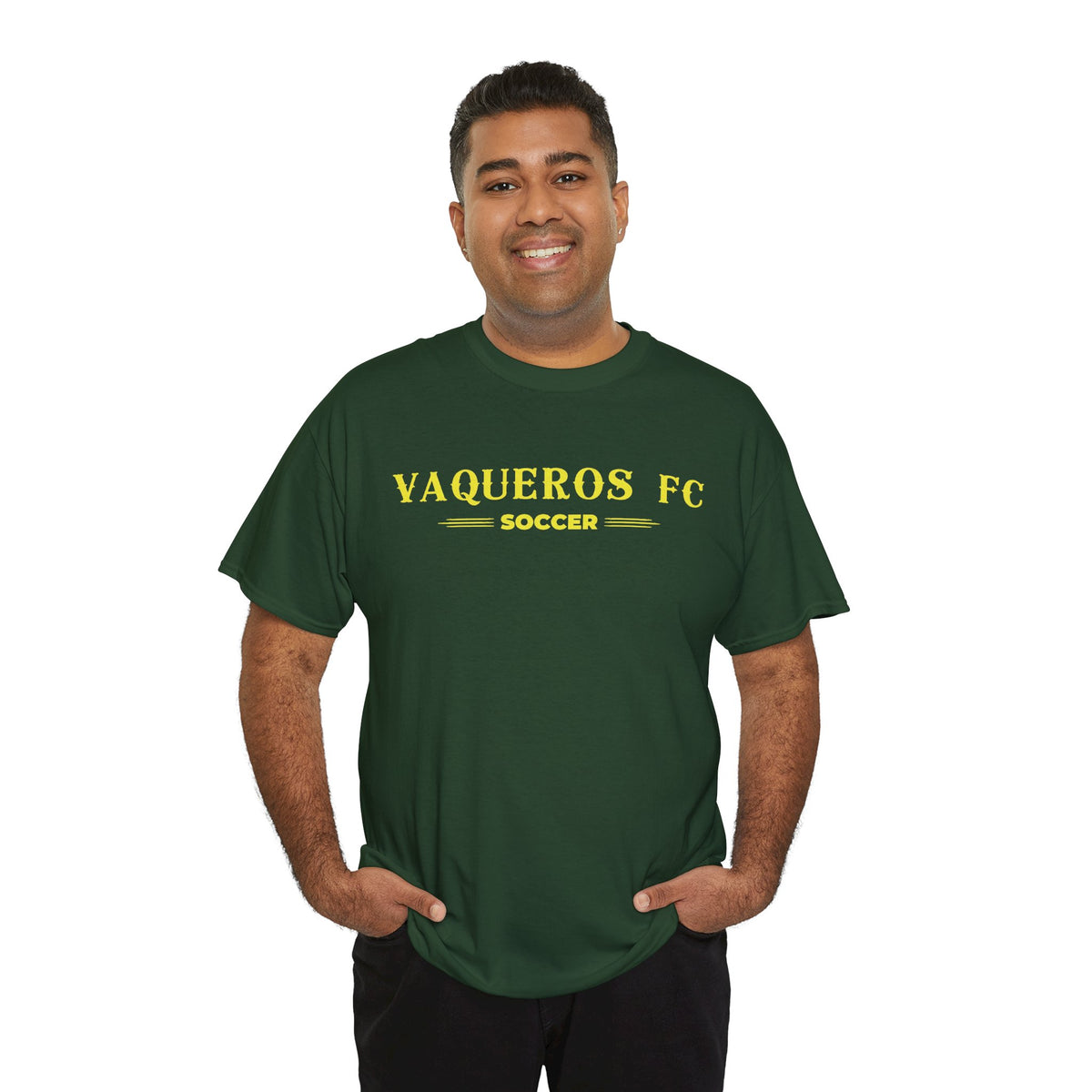 Vaqueros Three Line Cotton Tee - Personalized