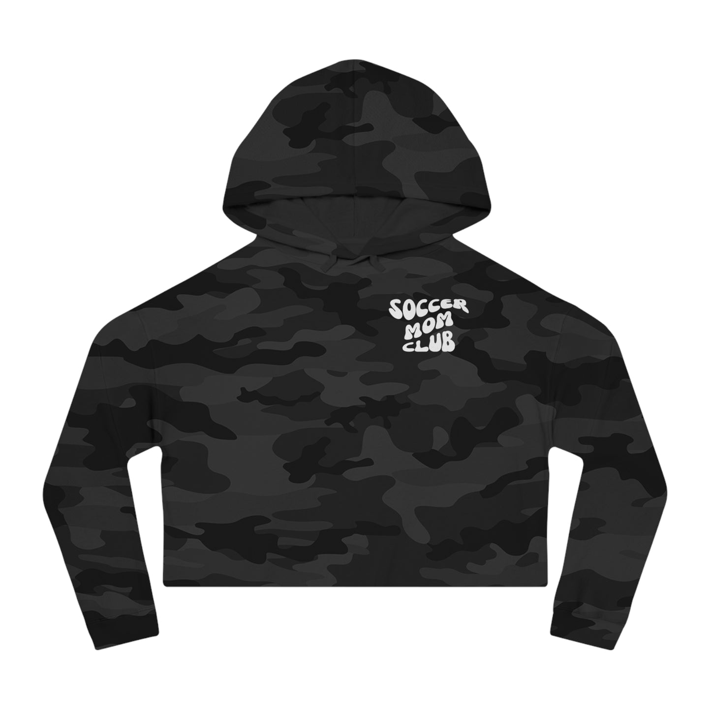 Soccer Icons - Cropped Hooded Sweatshirt