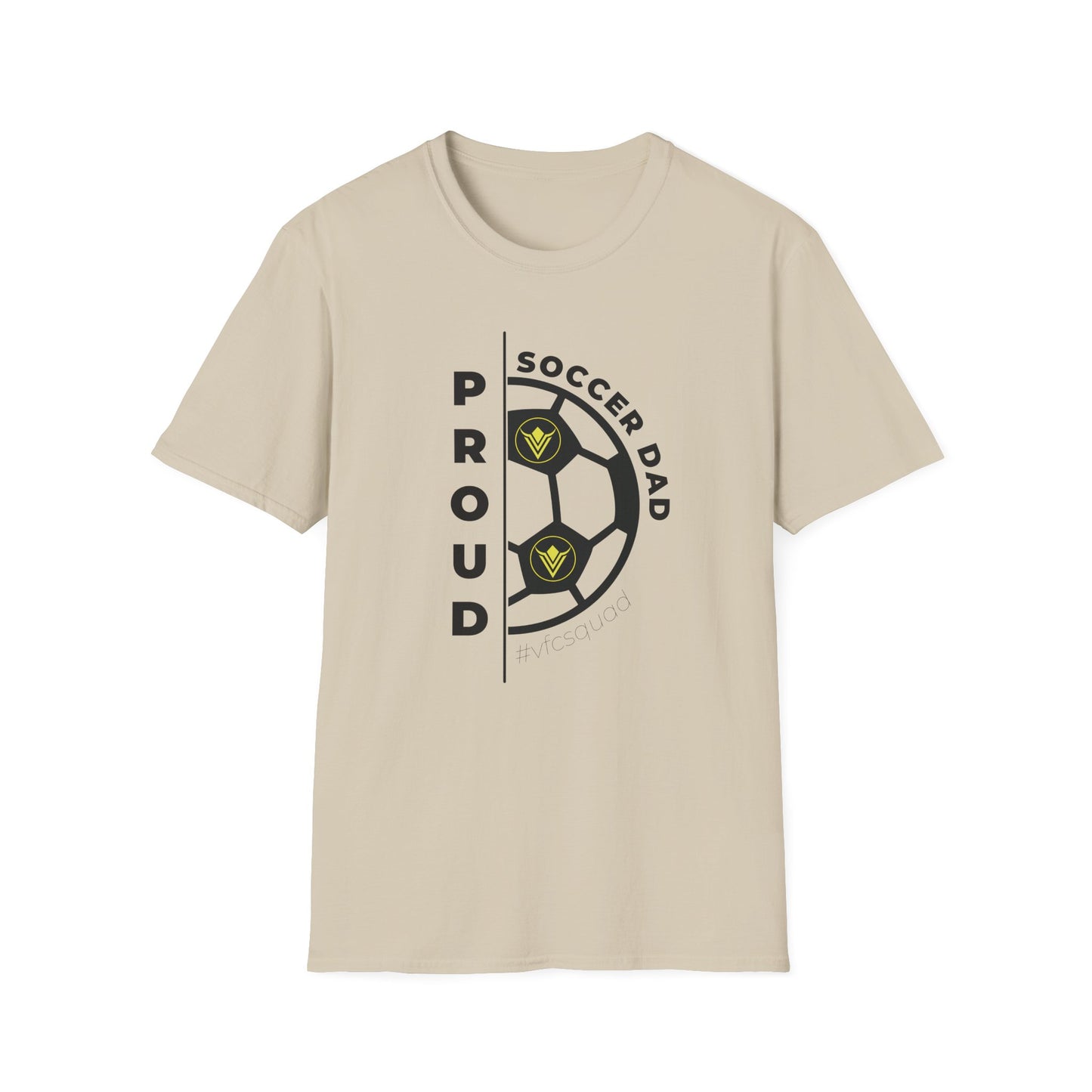 Proud Soccer Dad - Softstyle T-Shirt