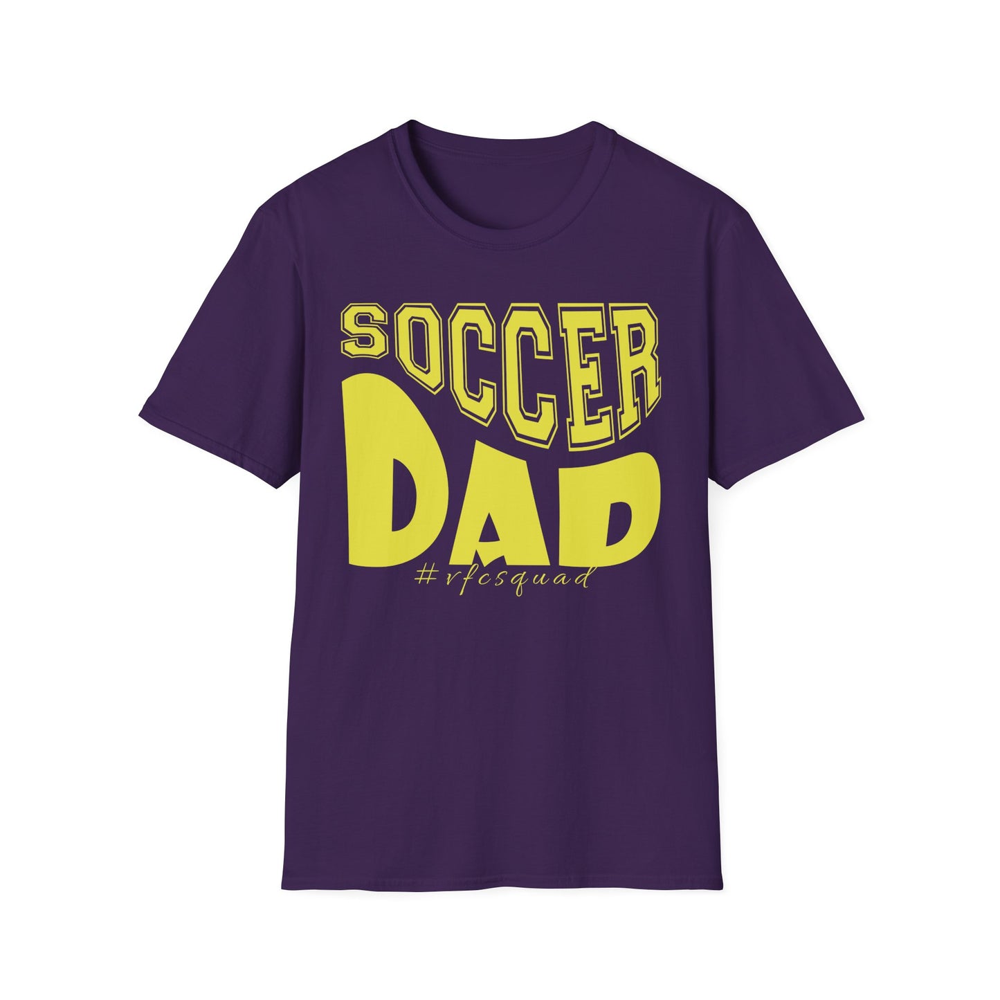 Wavy Soccer Dad - Softstyle T-Shirt