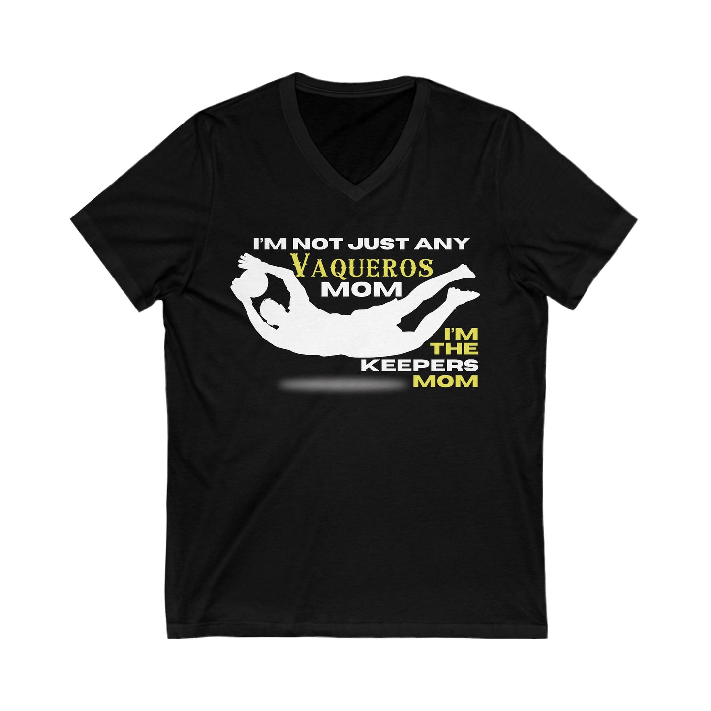 Male Goalkeeper Mom - Short Sleeve V-Neck Tee