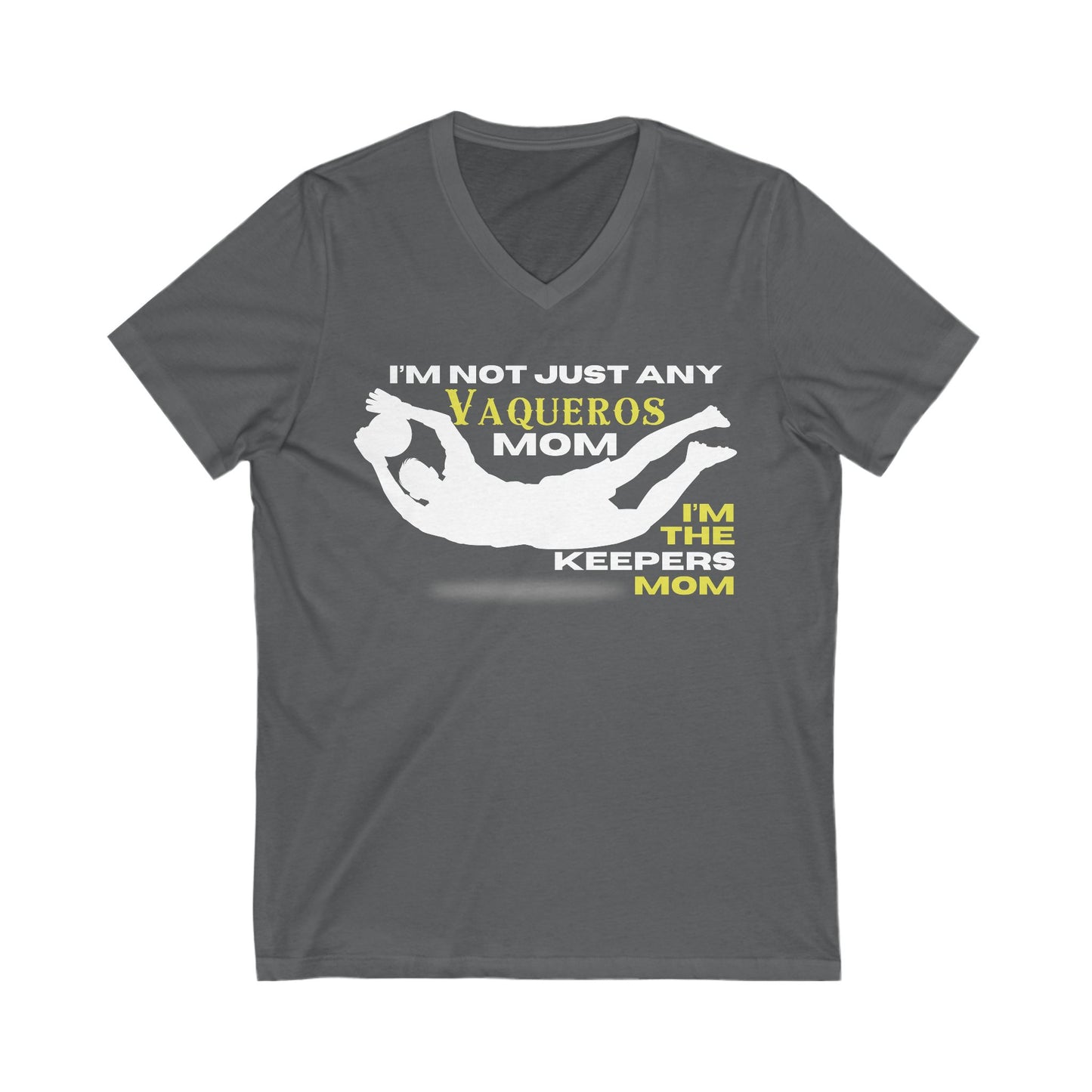 Male Goalkeeper Mom - Short Sleeve V-Neck Tee