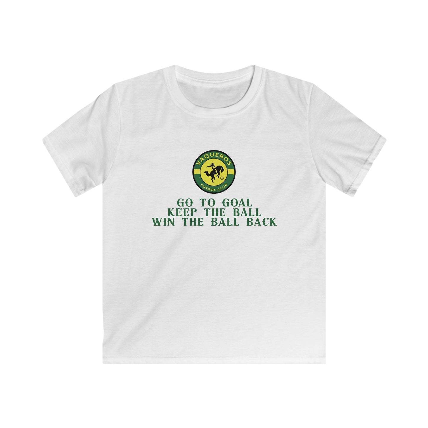 Vaqueros Three Rules - Softstyle Youth T-Shirt