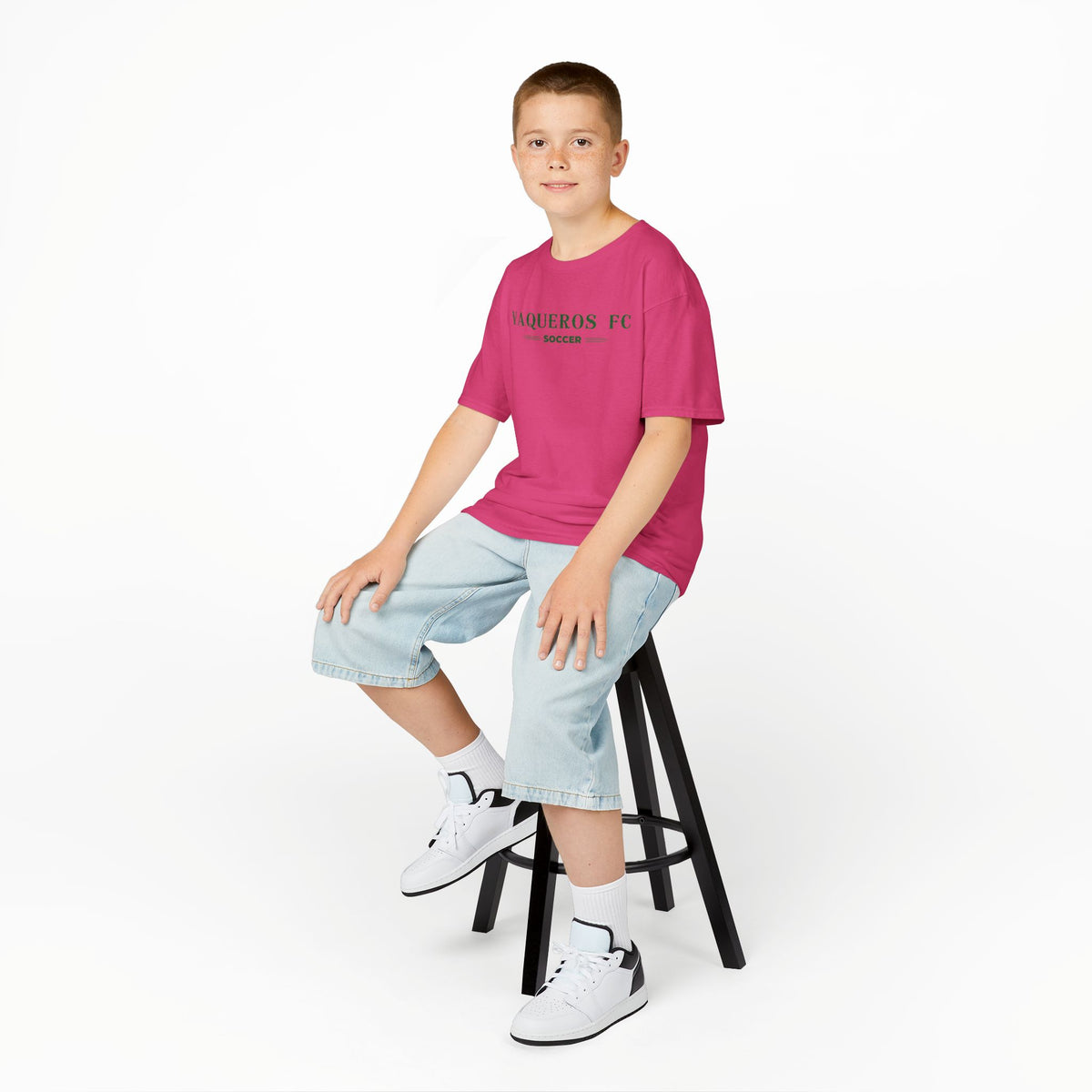 Vaqueros Three Line Youth Cotton Tee