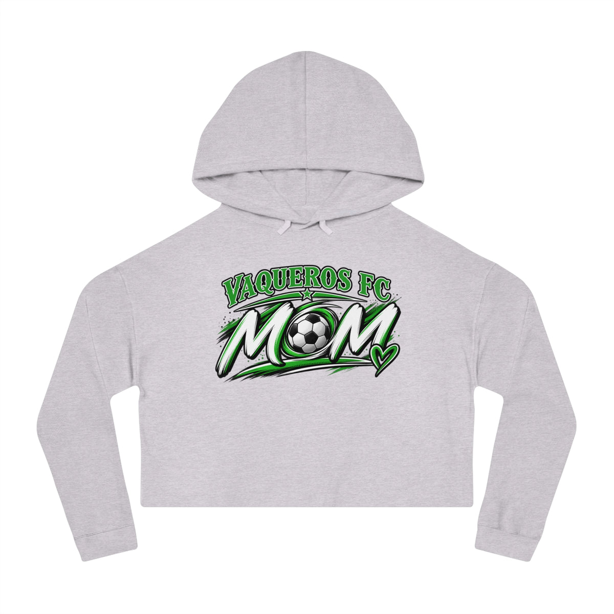 Vaqueros Mom Squad - Cropped Hooded Sweatshirt
