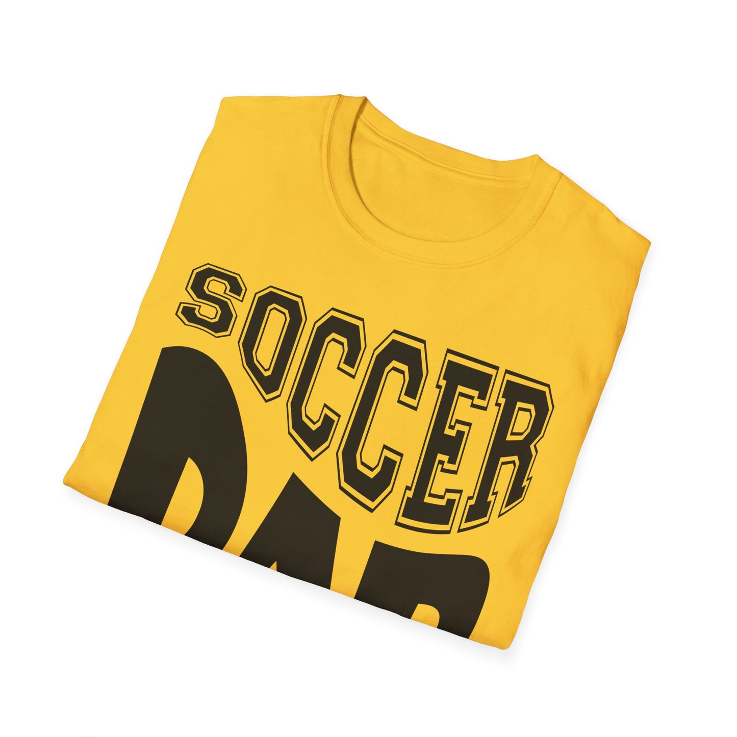 Wavy Soccer Dad - Softstyle T-Shirt