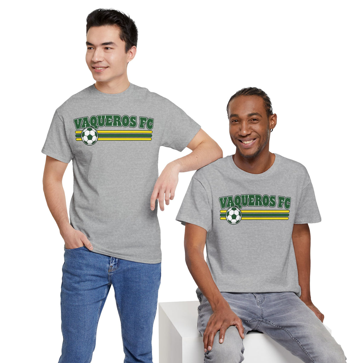 Vaqueros Classic Stripes Cotton Tee - Personalized