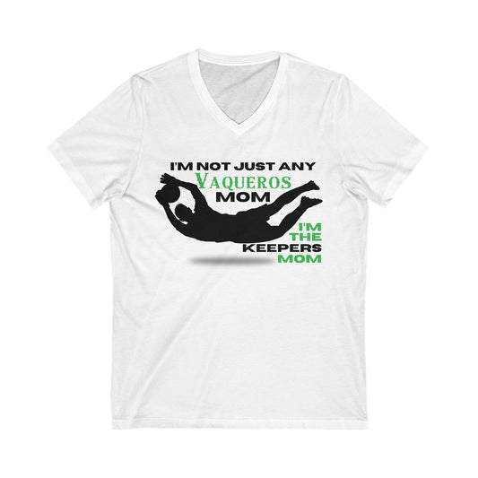 Male Goalkeeper Mom - Short Sleeve V-Neck Tee