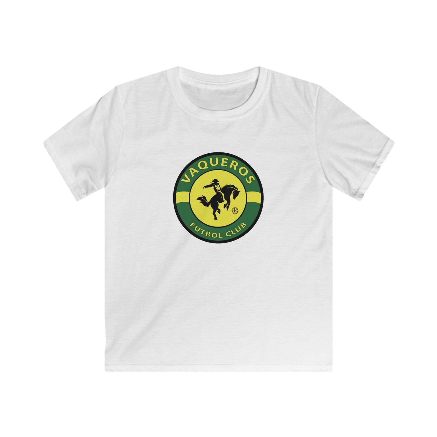 Vaqueros Logo - Softstyle Youth T-Shirt