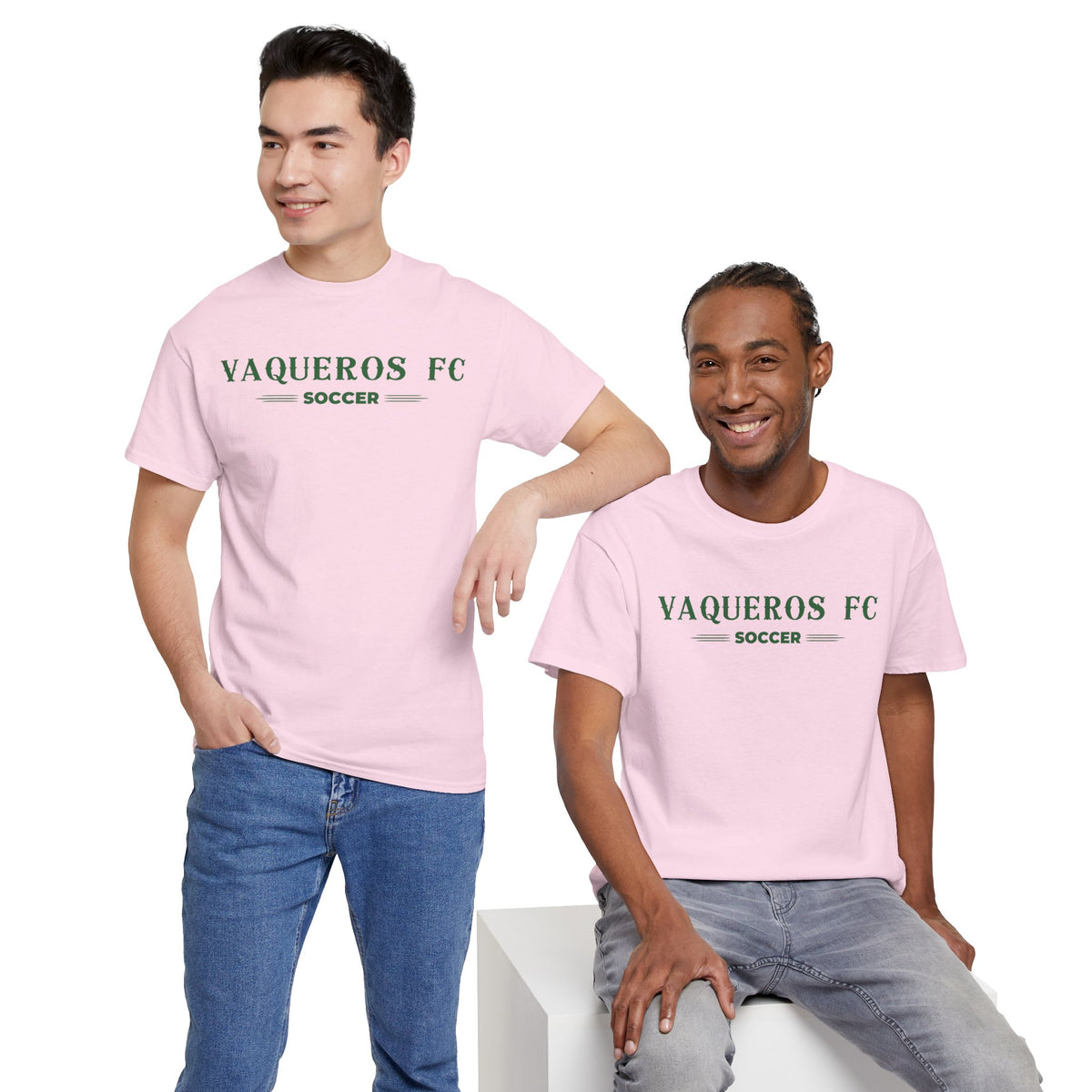 Vaqueros Three Line Cotton Tee - Personalized