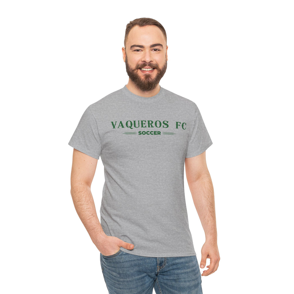 Vaqueros Three Line Cotton Tee - Personalized