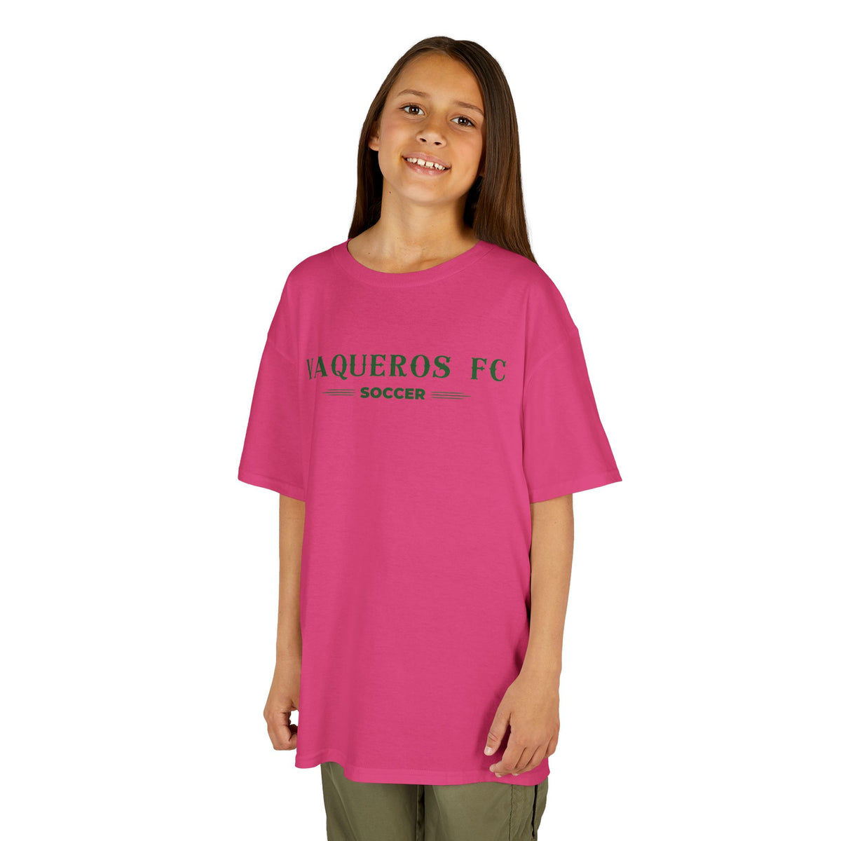 Vaqueros Three Line Youth Cotton Tee