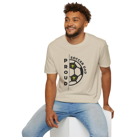 Proud Soccer Dad - Softstyle T-Shirt