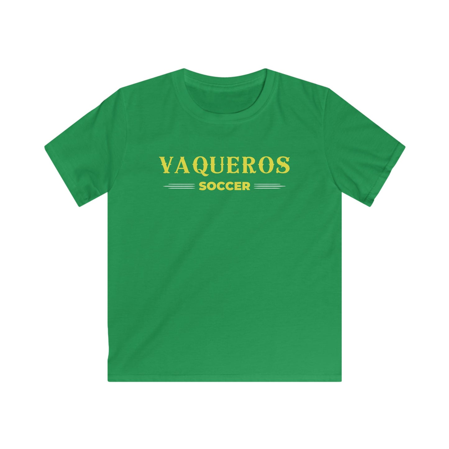 Vaqueros Three Lines  - Softstyle Youth T-Shirt