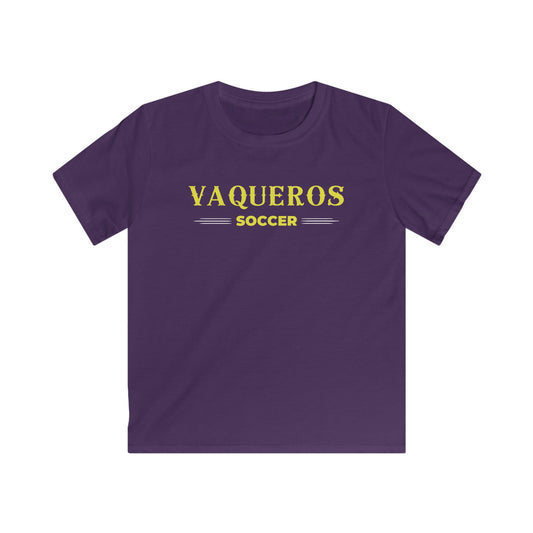 Vaqueros Three Lines  - Softstyle Youth T-Shirt