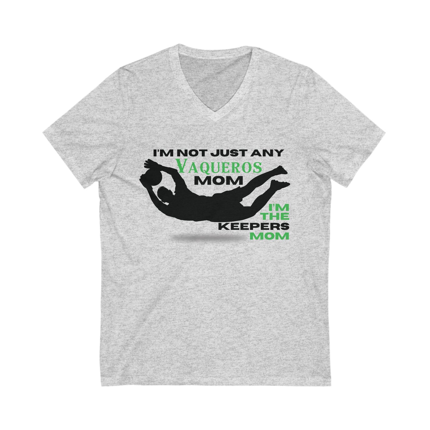 Male Goalkeeper Mom - Short Sleeve V-Neck Tee