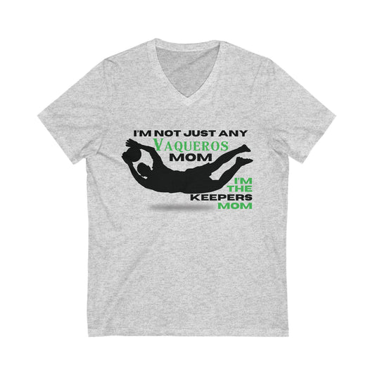 Male Goalkeeper Mom - Short Sleeve V-Neck Tee