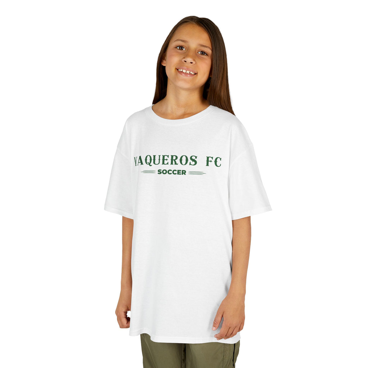 Vaqueros Three Line Youth Cotton Tee