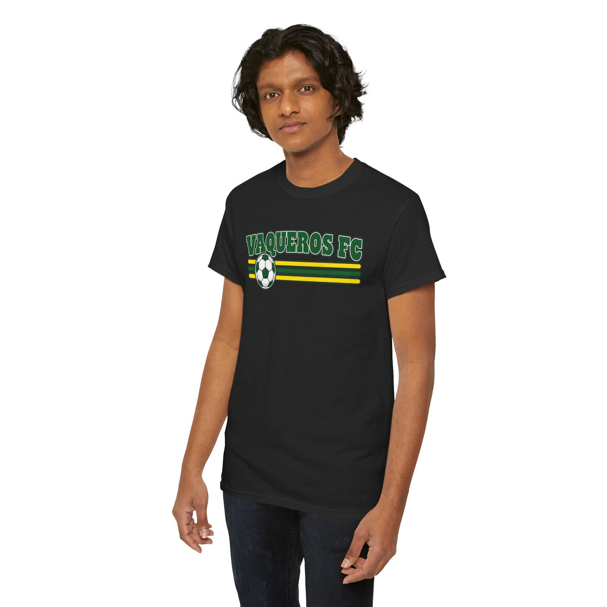 Vaqueros Classic Stripes Cotton Tee - Personalized