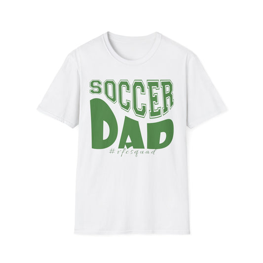 Wavy Soccer Dad - Softstyle T-Shirt