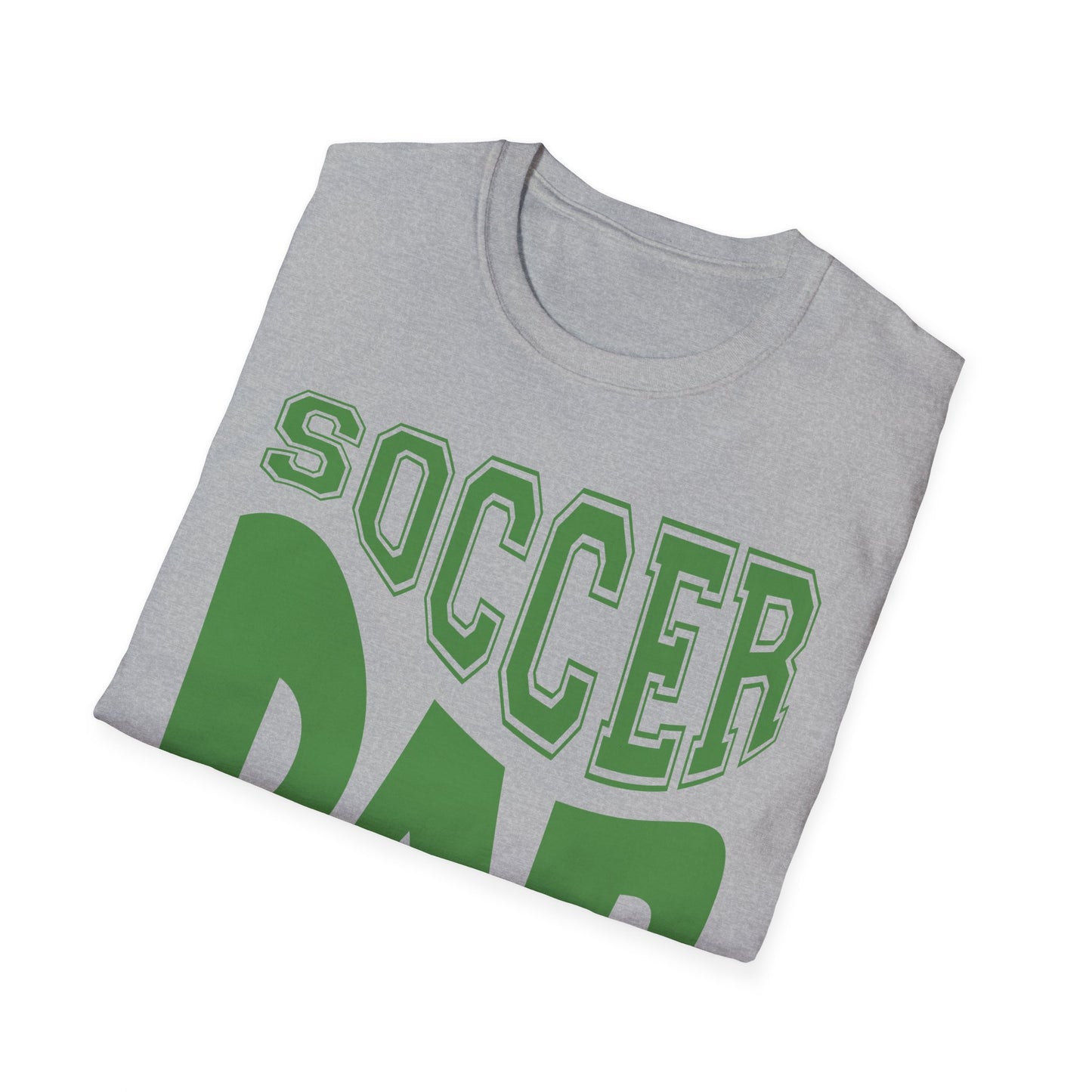 Wavy Soccer Dad - Softstyle T-Shirt