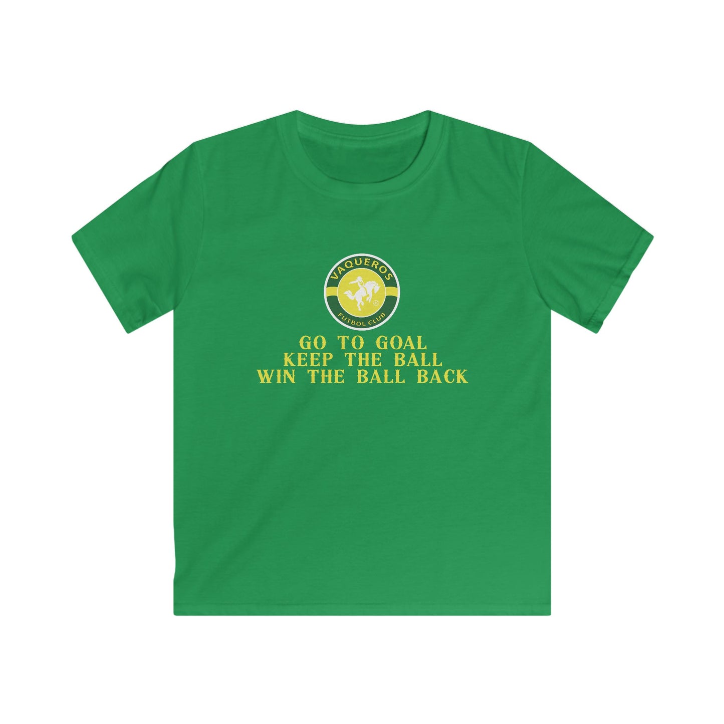 Vaqueros Three Rules - Softstyle Youth T-Shirt