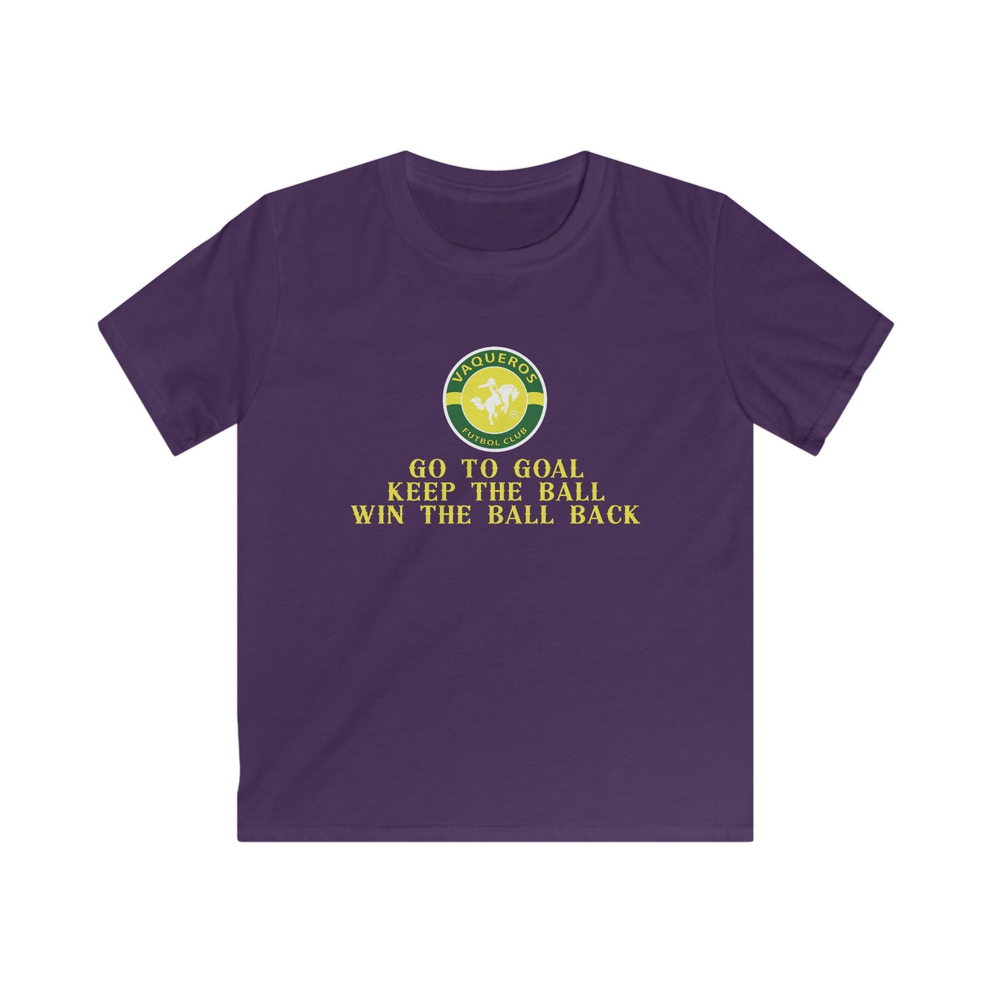 Vaqueros Three Rules - Softstyle Youth T-Shirt