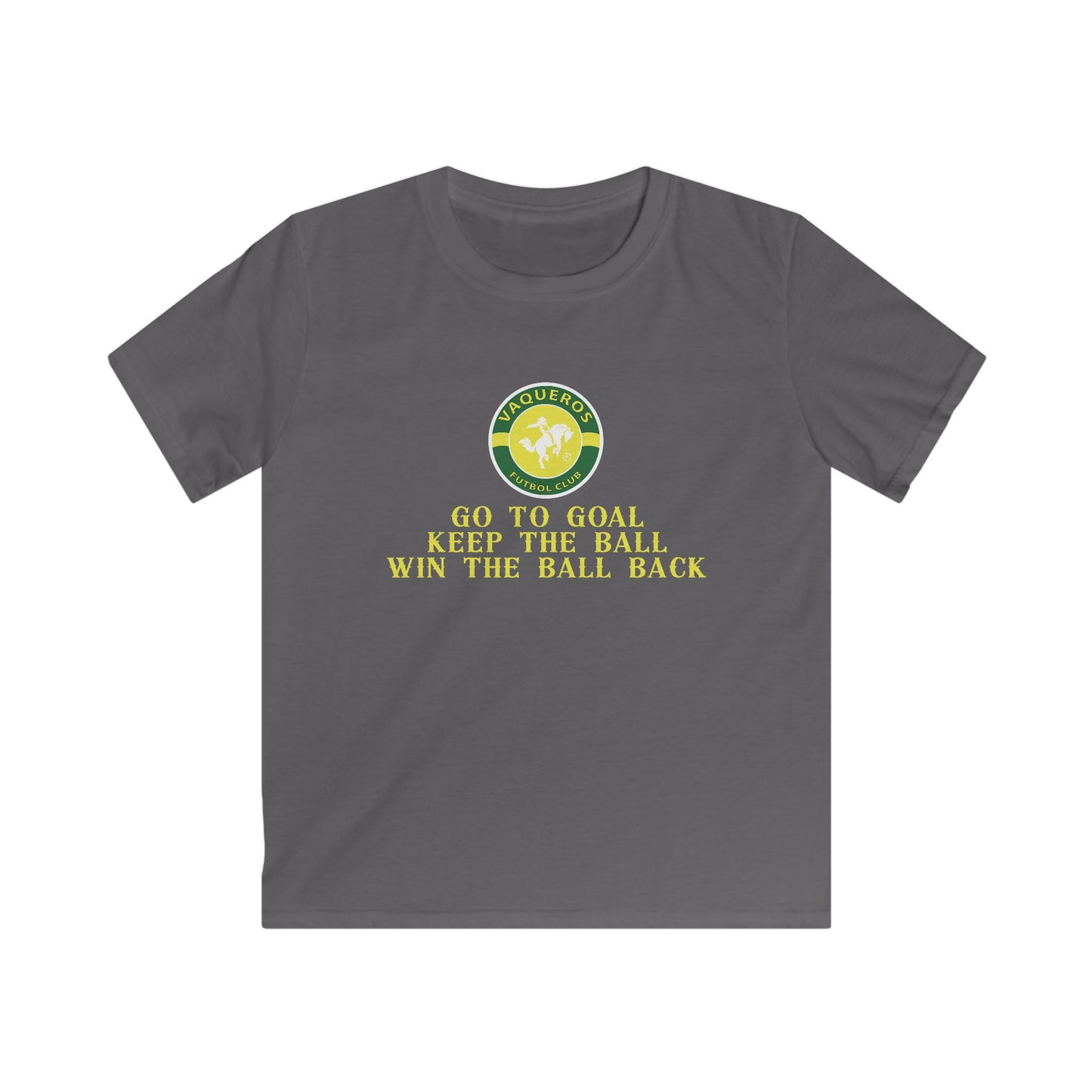 Vaqueros Three Rules - Softstyle Youth T-Shirt