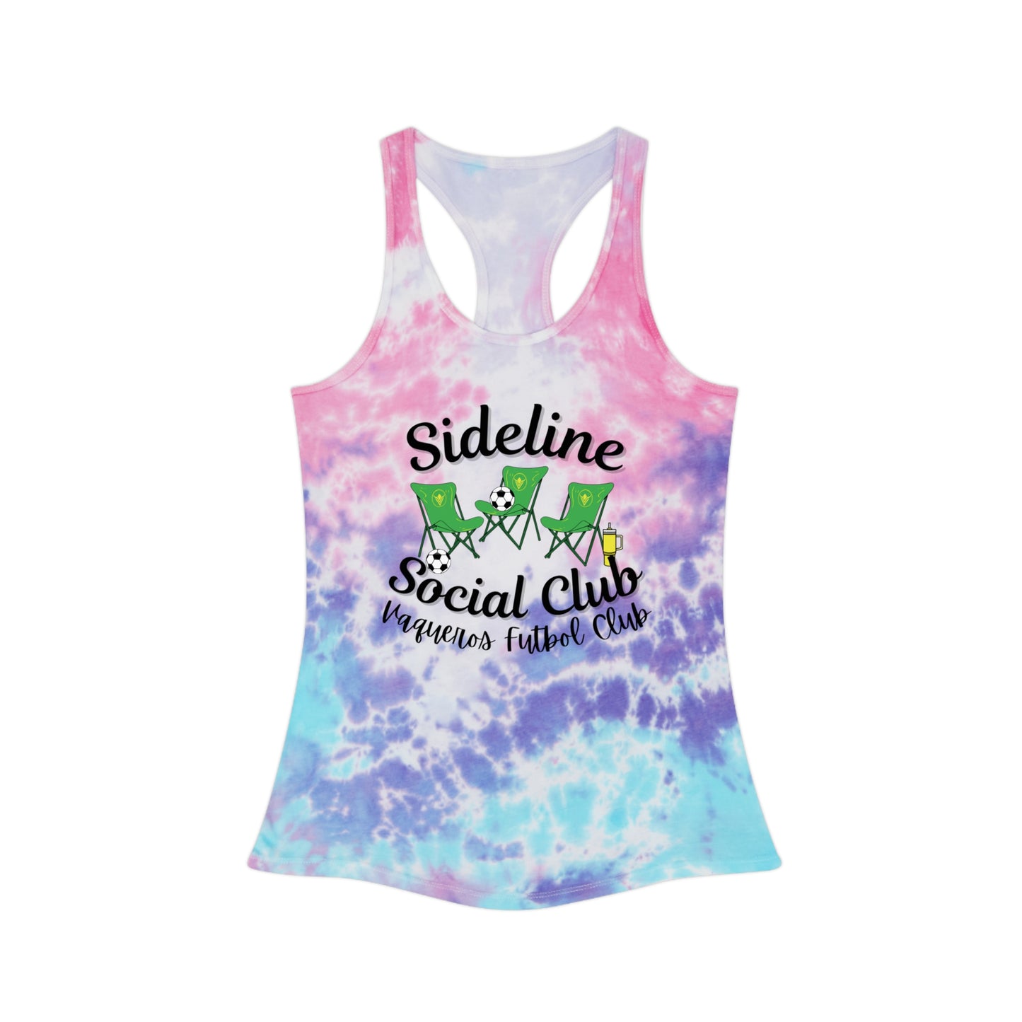 Sideline Social Club - Tie Dye Racerback Tank Top