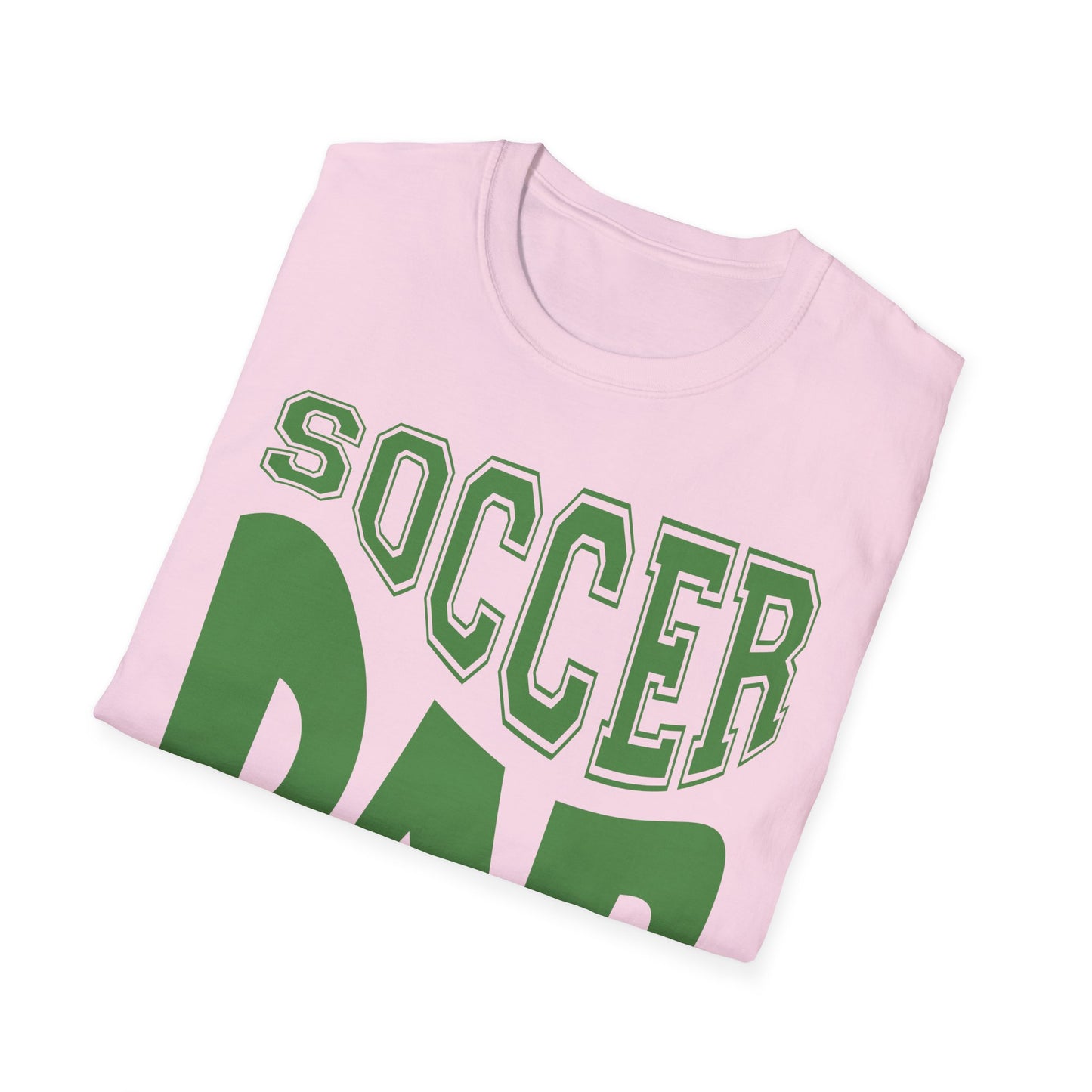 Wavy Soccer Dad - Softstyle T-Shirt